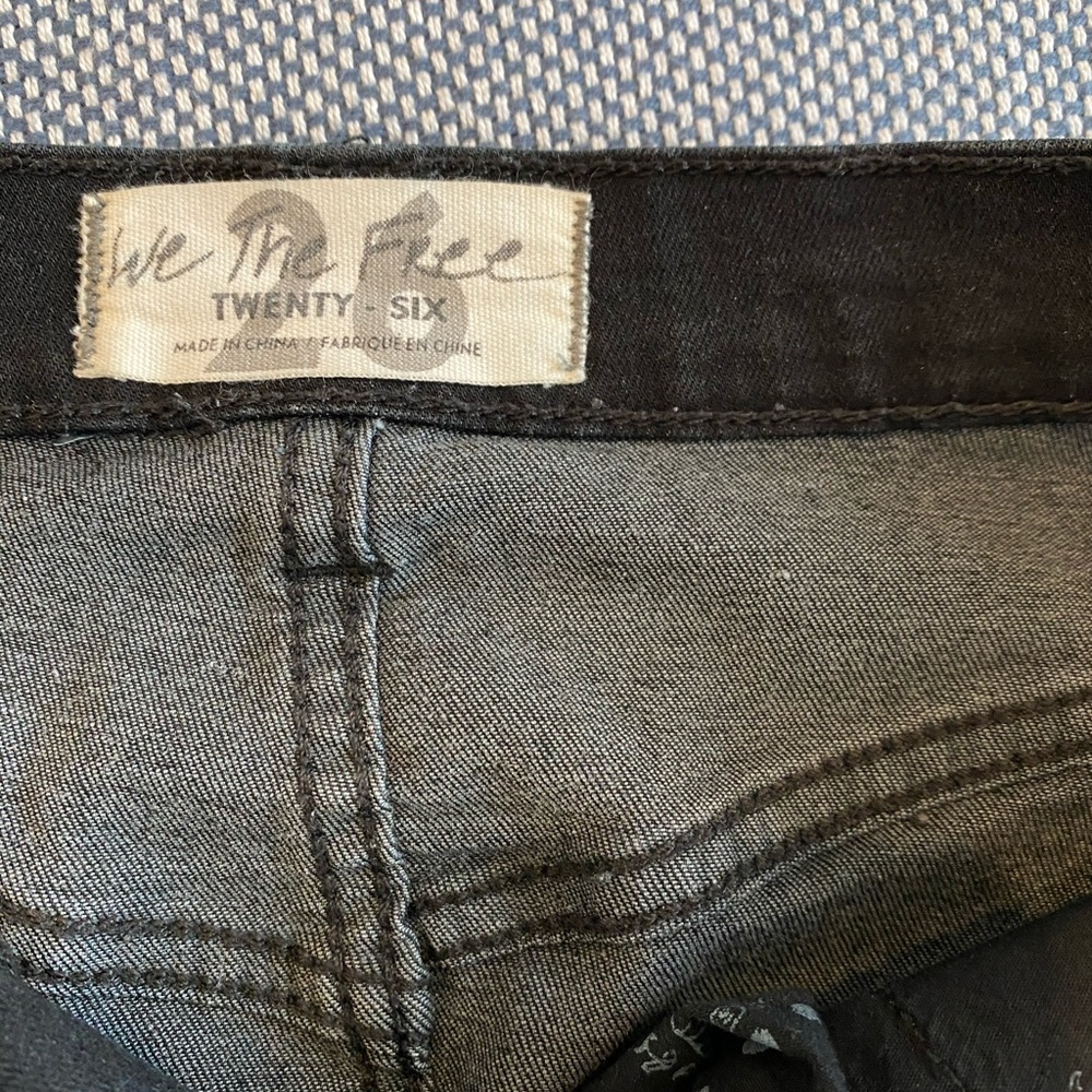 We the Free Black Denim Skirt - Picture 6 of 6